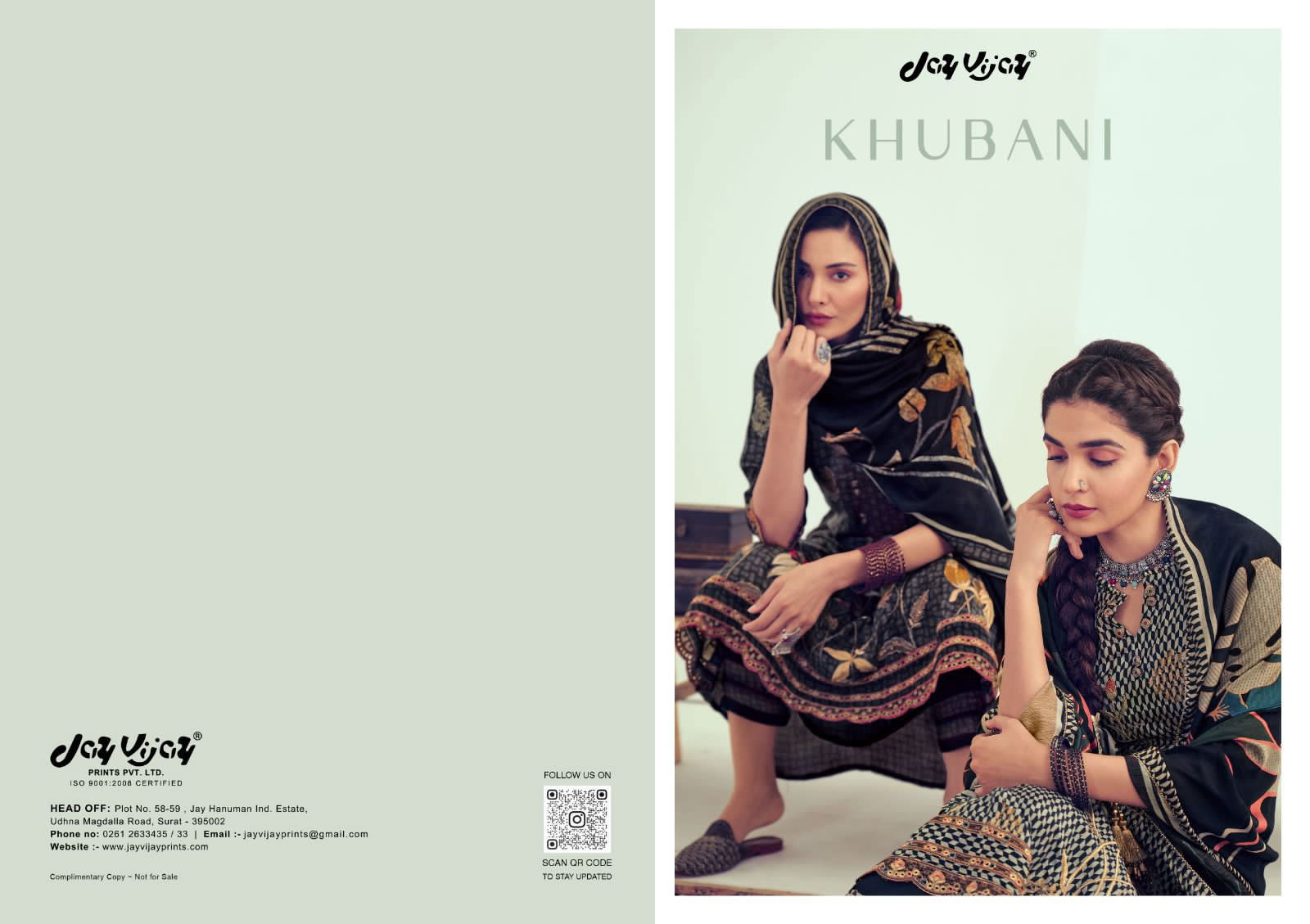 Khubani By Jayvijay 8781 To 8786 Heavy Dress Material Wholesale Market In Surat
